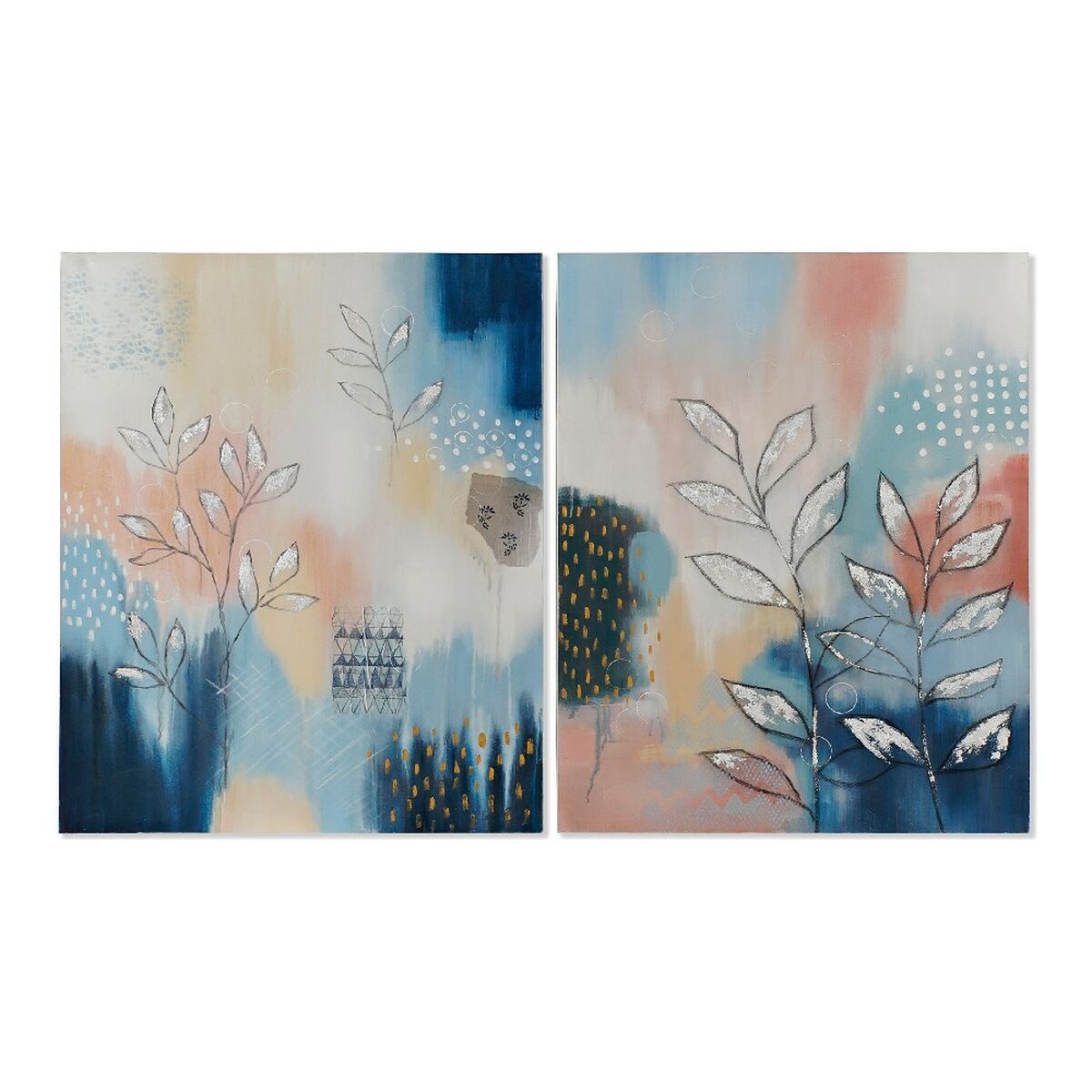 Kanvas DKD Home Decor Branches Furu Kanvas 80 x 4 x 100 cm - 9