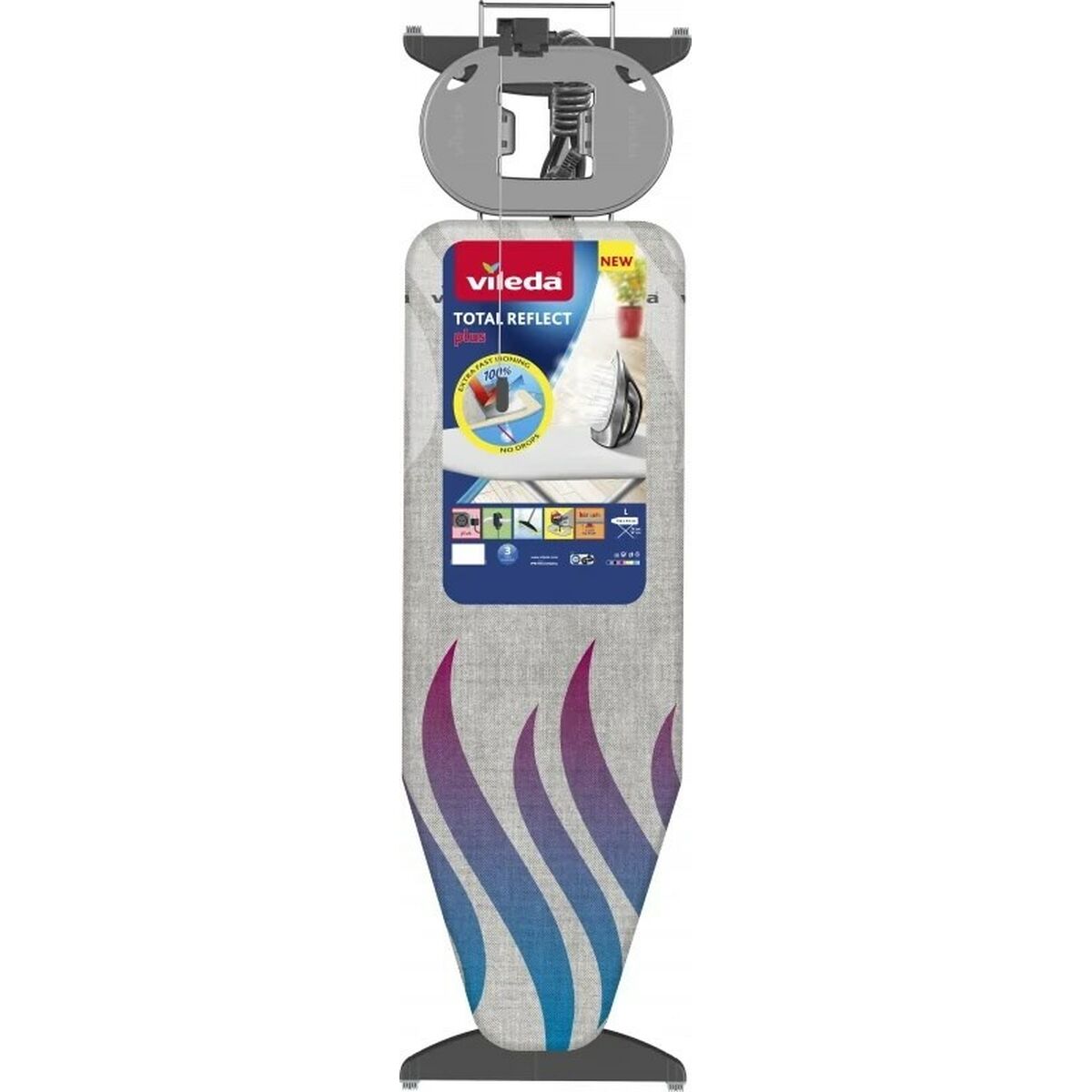 Strykbräda Vileda Total Reflect Plus Multicolour 130 x 44 cm - 2