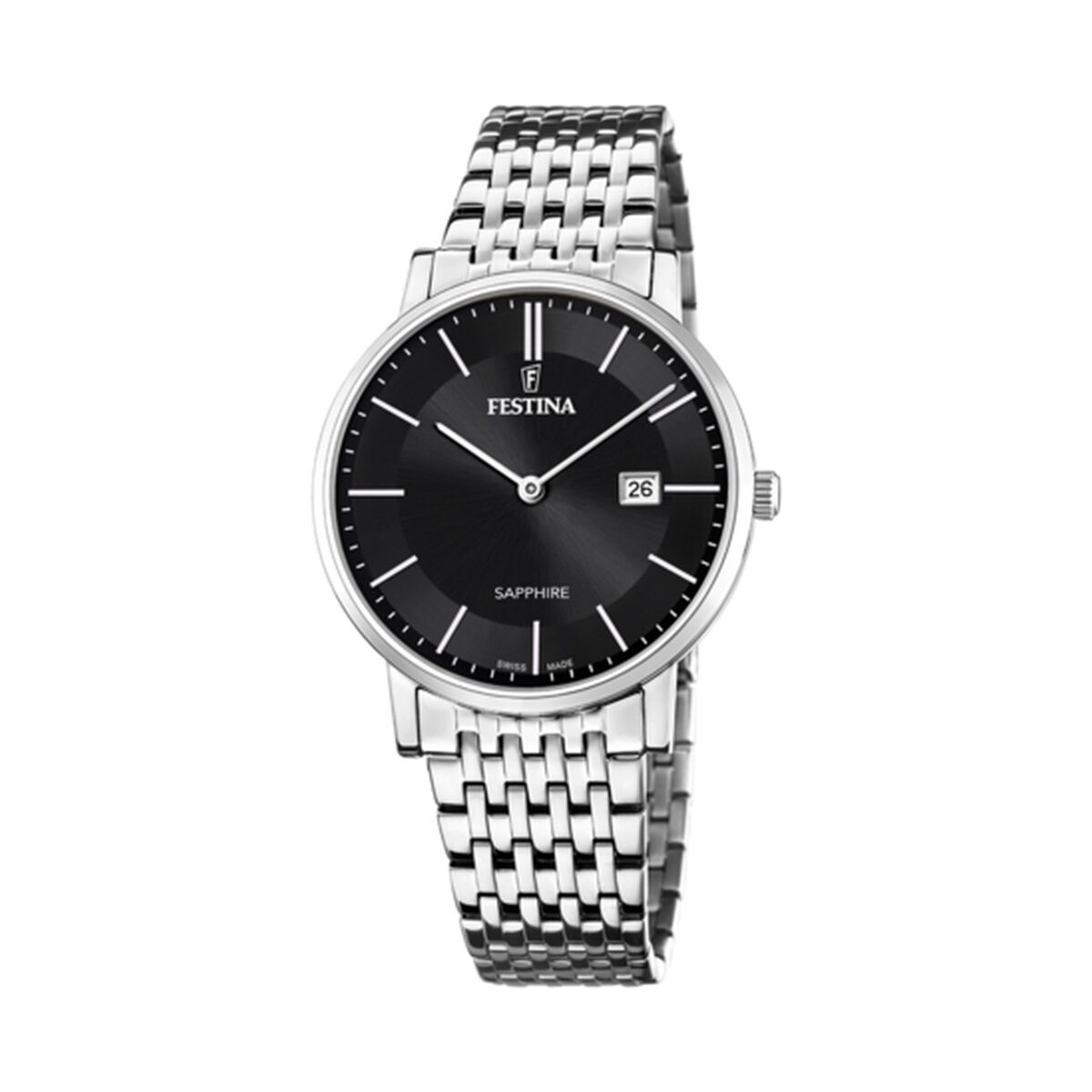 Herrklocka Festina F20018/3 Silvrig (Ø 40 mm)