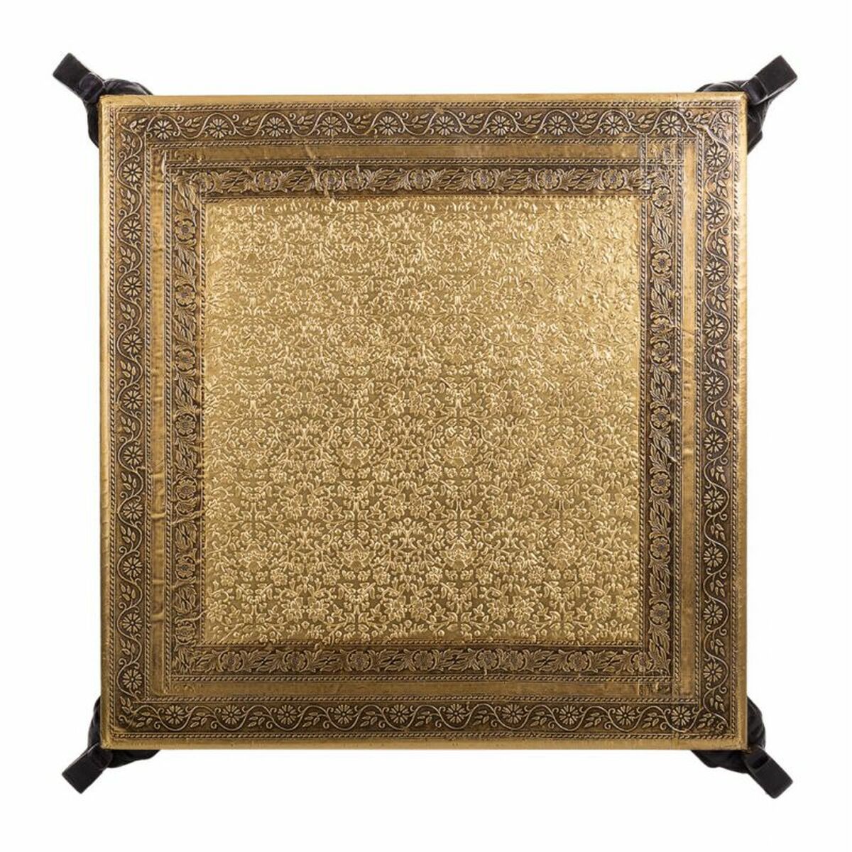 Sidobord Alexandra House Living Svart Gyllene 44 x 15 x 44 cm - 8