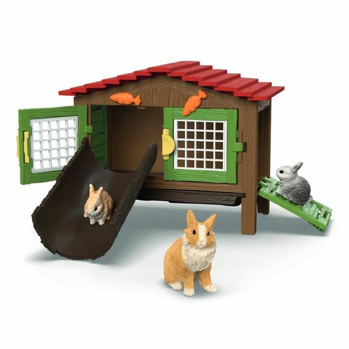 Playset Schleich Rabbit Hutch Set - 2