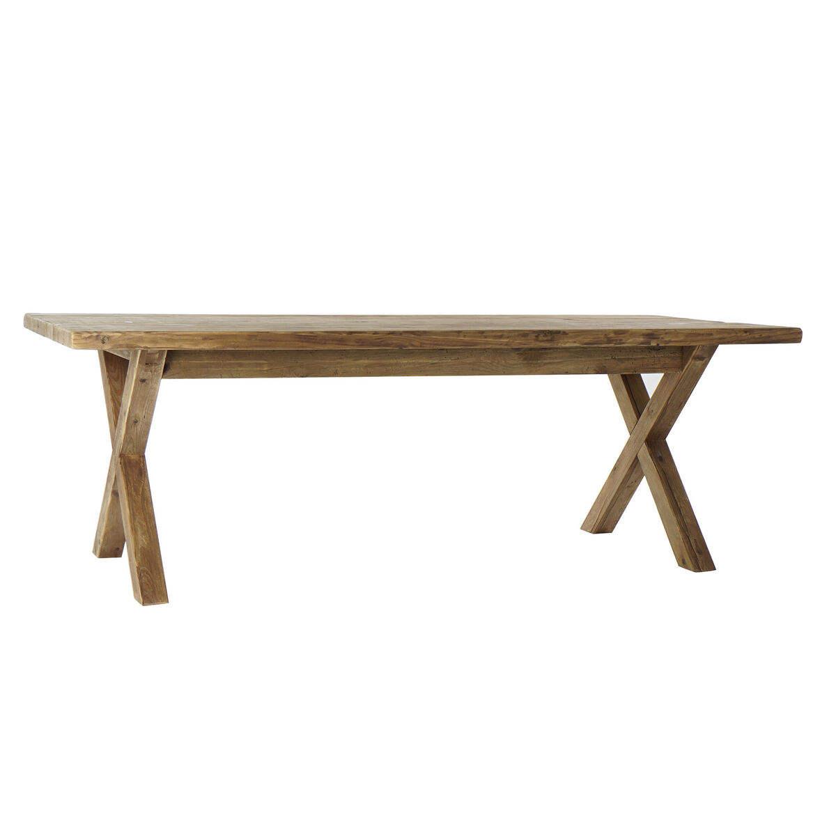 Matsalsbord DKD Home Decor Naturell Återvunnet Trä 220 x 100 x 76 cm