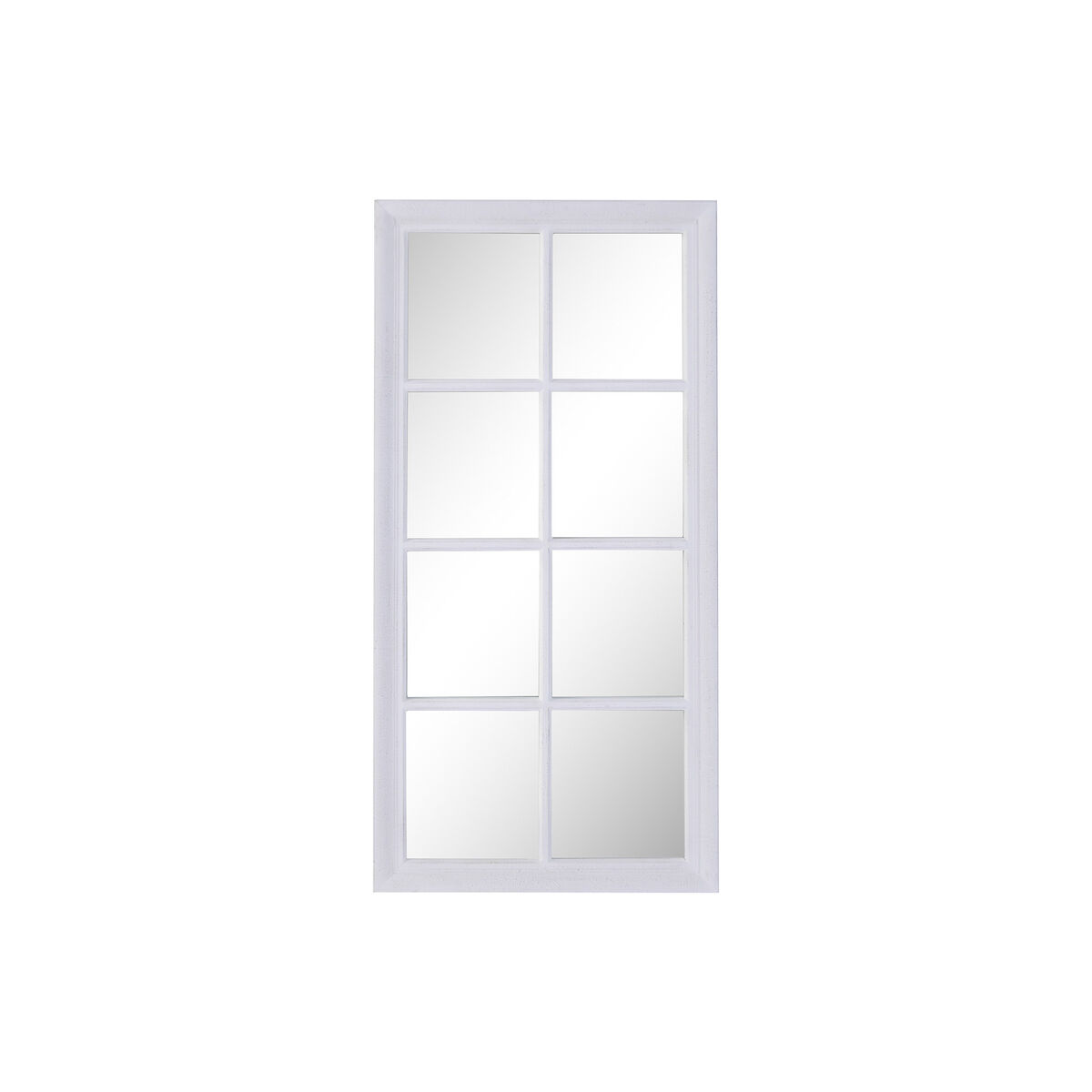 Väggspegel Home ESPRIT Vit Fönster 57,5 X 3,5 X 118 CM