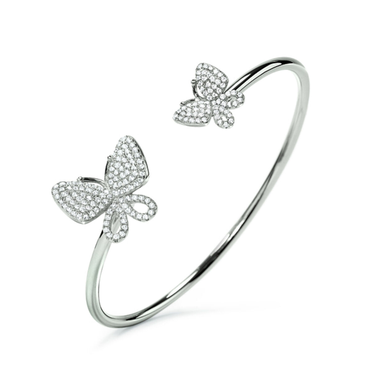 Armband Folli Follie Fjärilar Sterlingsilver (Ø 55 mm) - 3