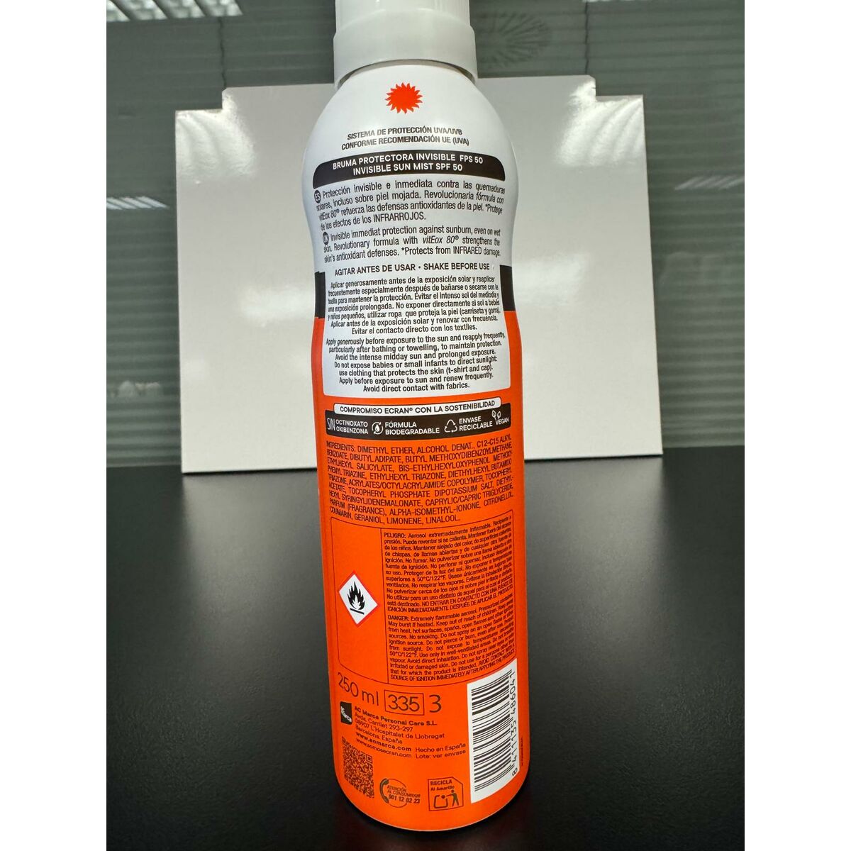 Spray solskydd Ecran 8411135486041 SPF 50 (250 ml) - 3