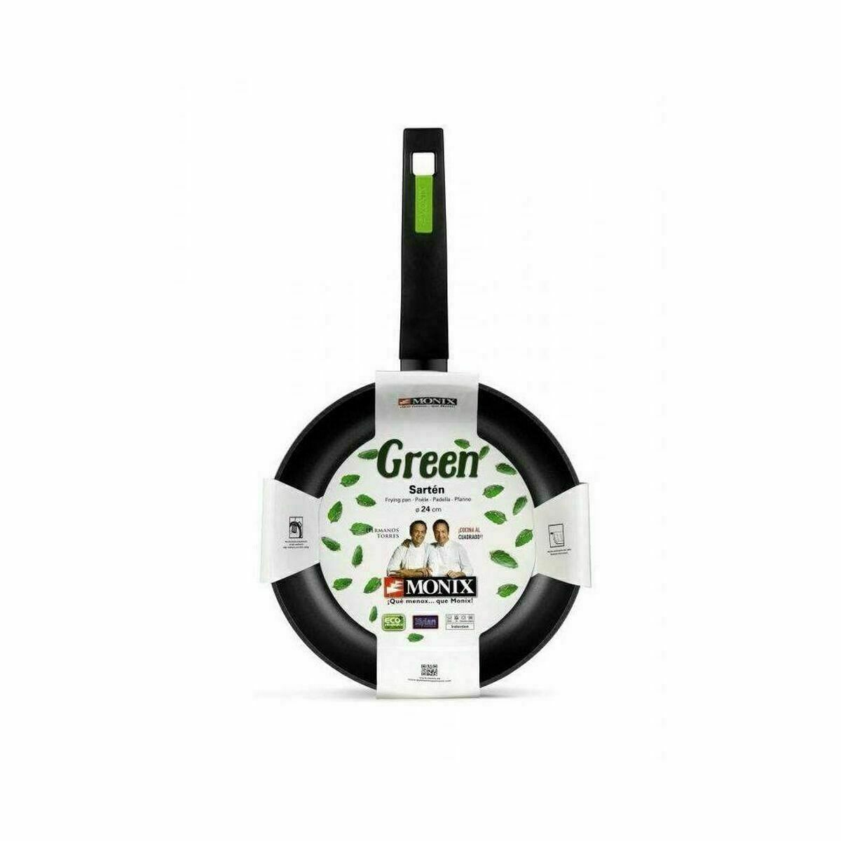 Stekpanna Monix GREEN      20CM Grön Aluminium Bakelit Ø 20 cm - 3