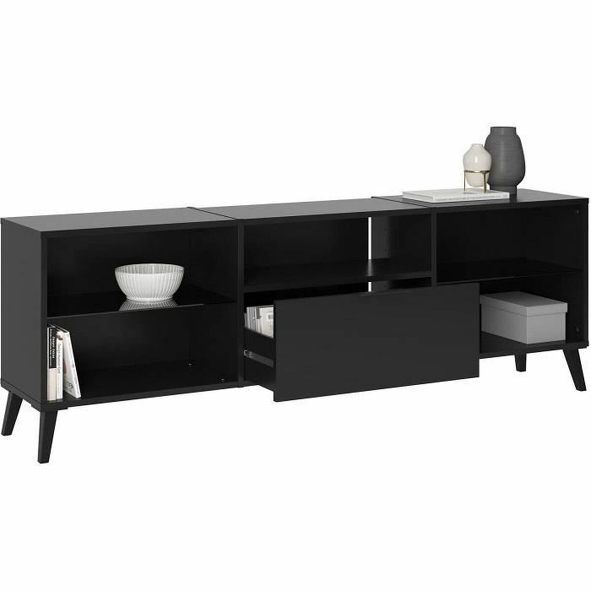 TV-möbler Svart - 2