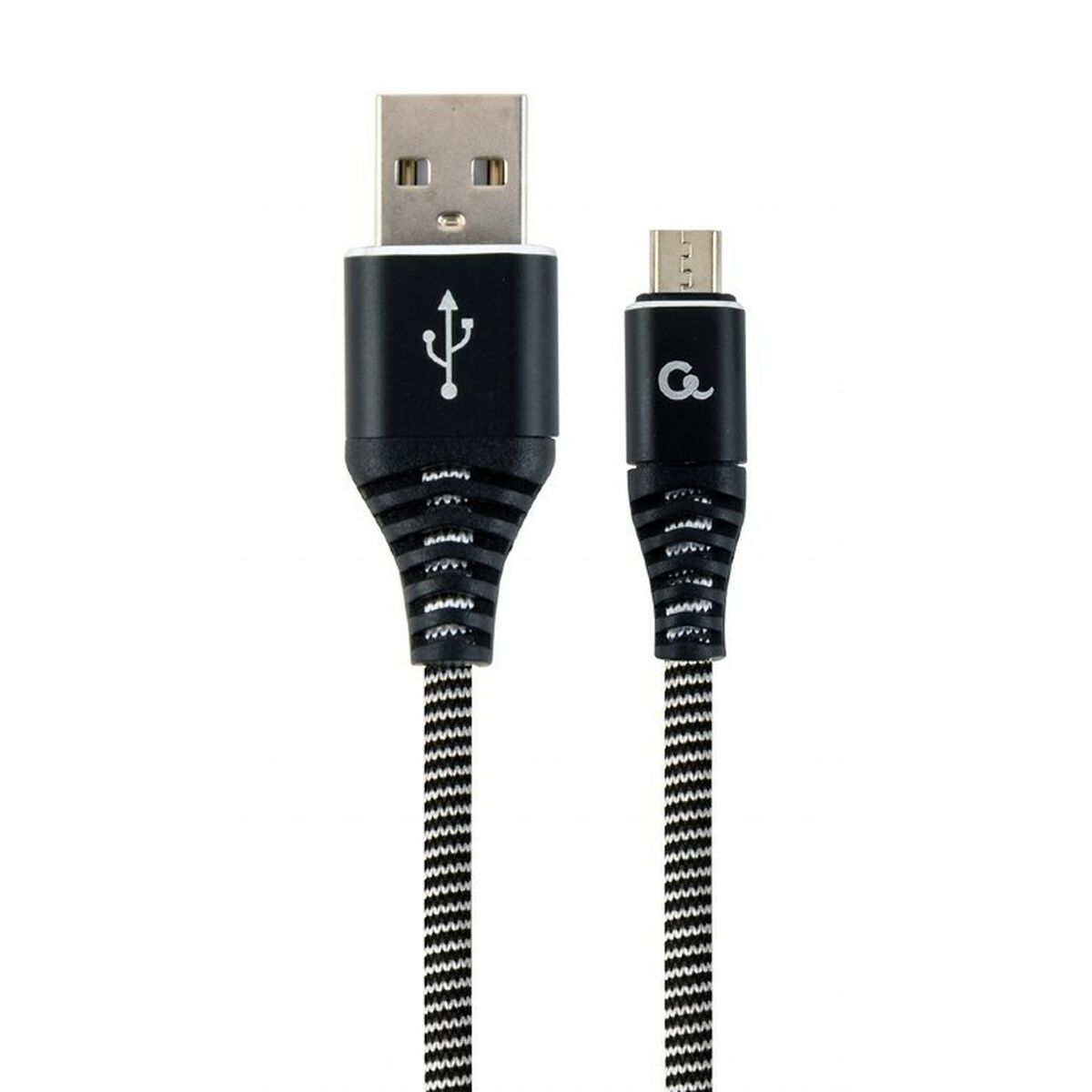 USB-kabel till mikro-USB GEMBIRD CC-USB2B-AMMBM-2M-BW Svart 2 m - 3