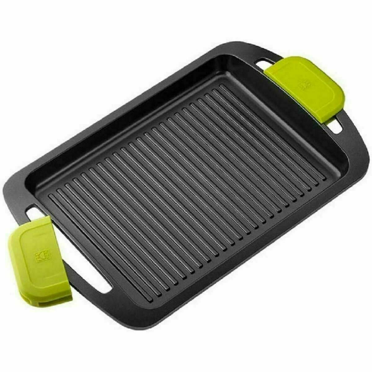 Räfflad stekpanna BRA FOODIE 40X20 Aluminium