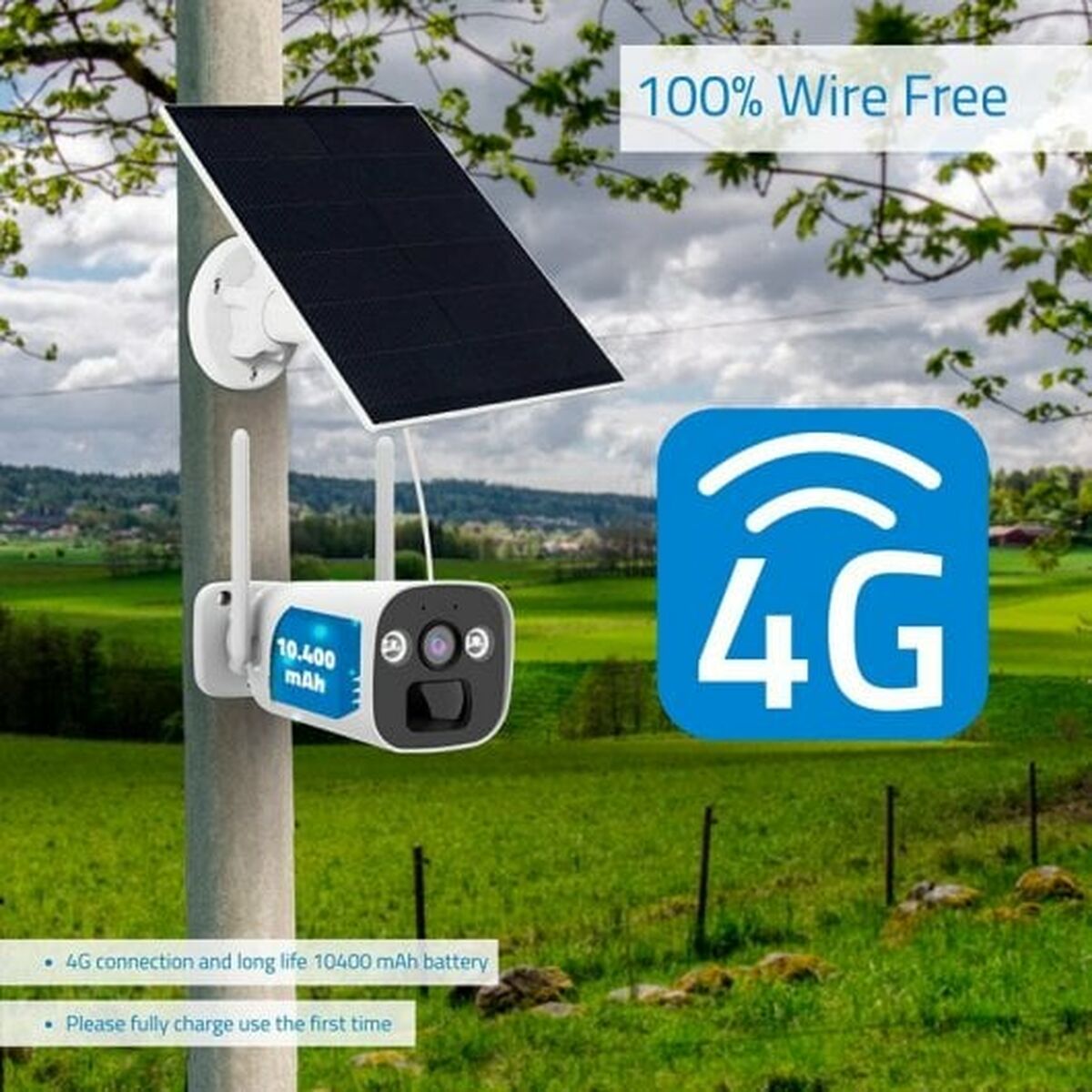 Övervakningsvideokamera Nivian Bullet 4G SIM - 8