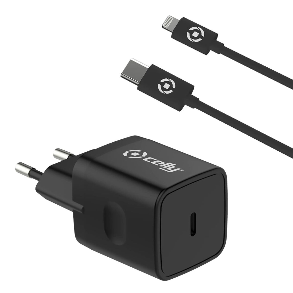 Kabel Micro USB Celly PLTC1C20WLIGHT Svart - 2
