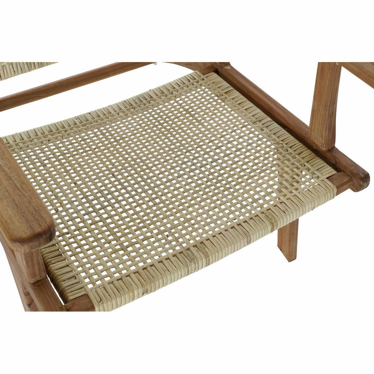Fåtölj DKD Home Decor MB-182316 Naturell Ljusbrun Teak 69 x 78 x 68 cm - 5