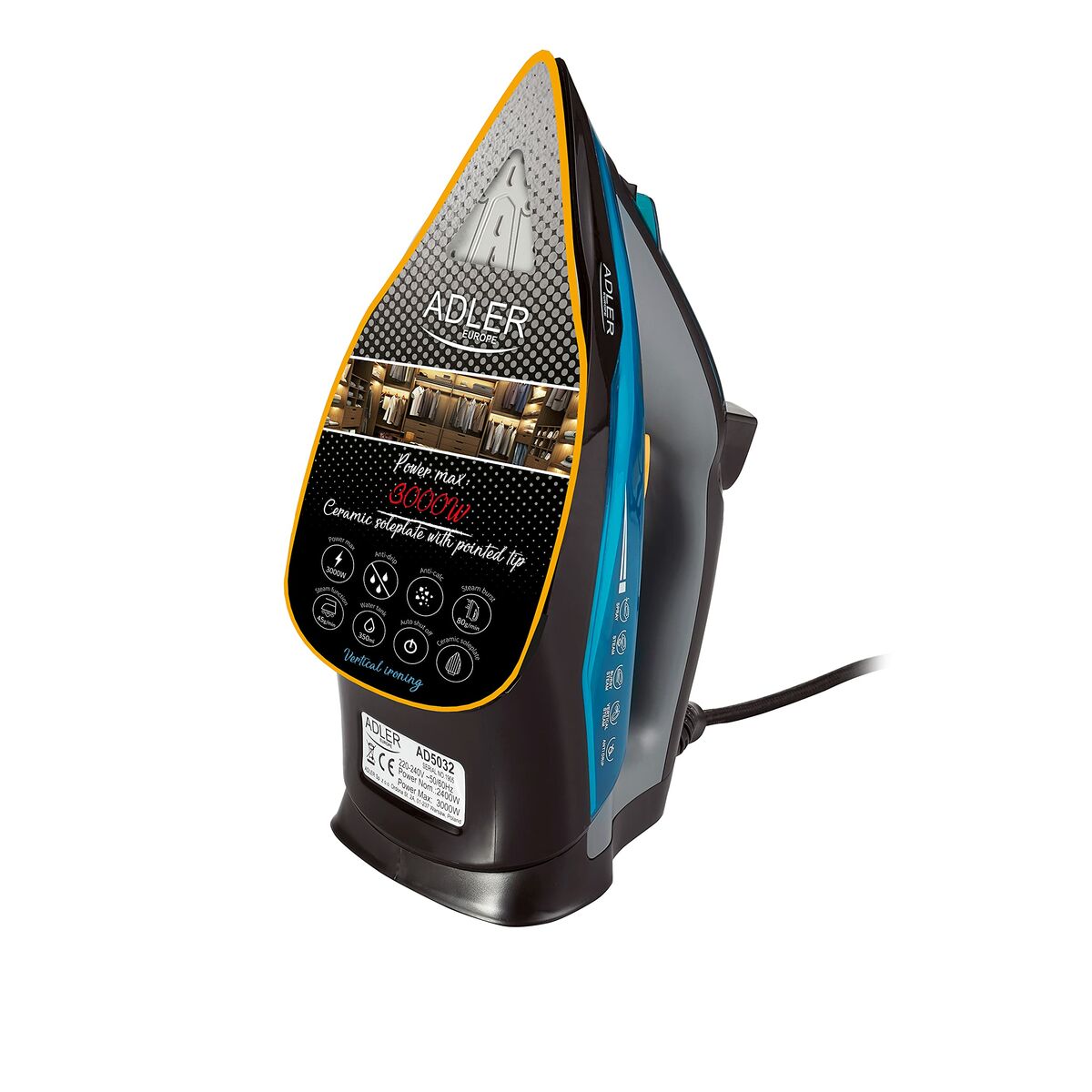 Ångstrykjärn Adler AD5032 2400 W - 8