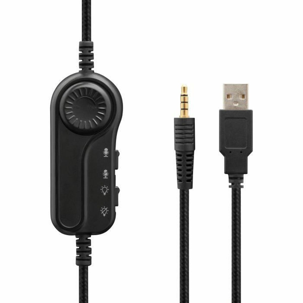 Spelhörlurar med mikrofon The G-Lab KORP-RADIUM-BLACK Svart - 3