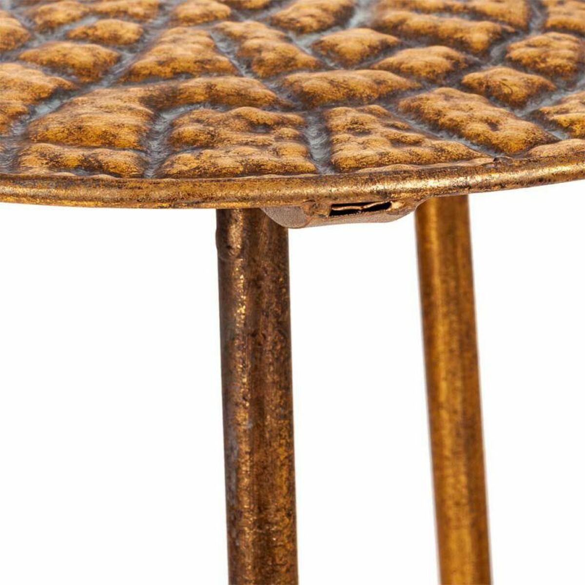 Hörnbord Alexandra House Living Gyllene 34 x 59 x 34 cm - 4