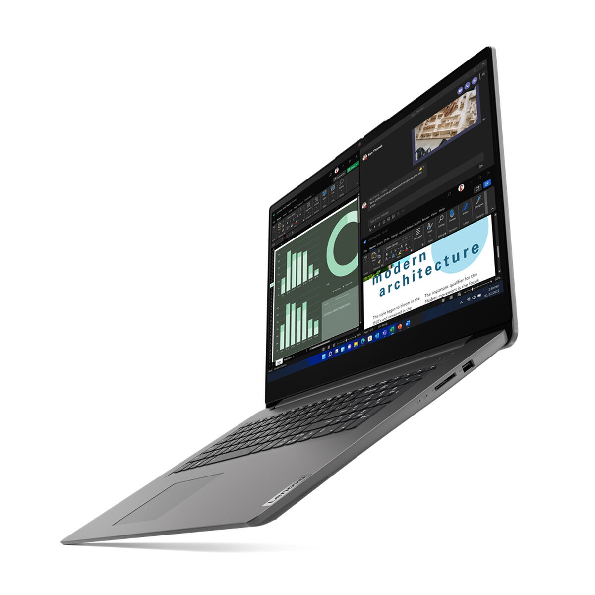 Bärbar dator Lenovo V17 17,3" 16 GB RAM 512 GB SSD intel core i5-13420h Qwerty Spanska - 4