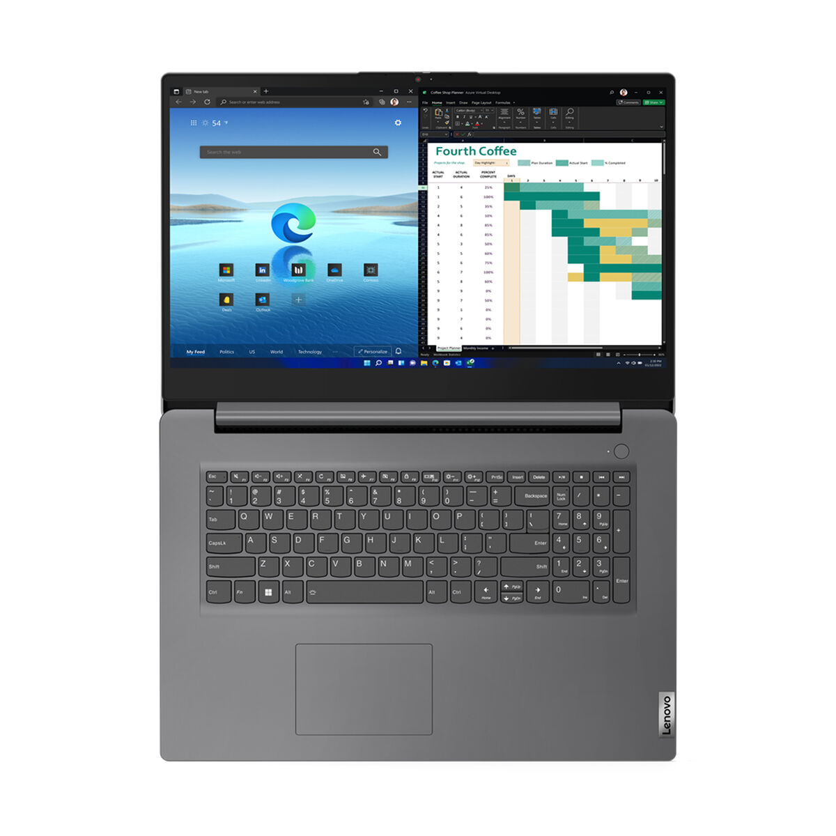 Bärbar dator Lenovo V17 17,3" 16 GB RAM 512 GB SSD intel core i5-13420h Qwerty Spanska - 6