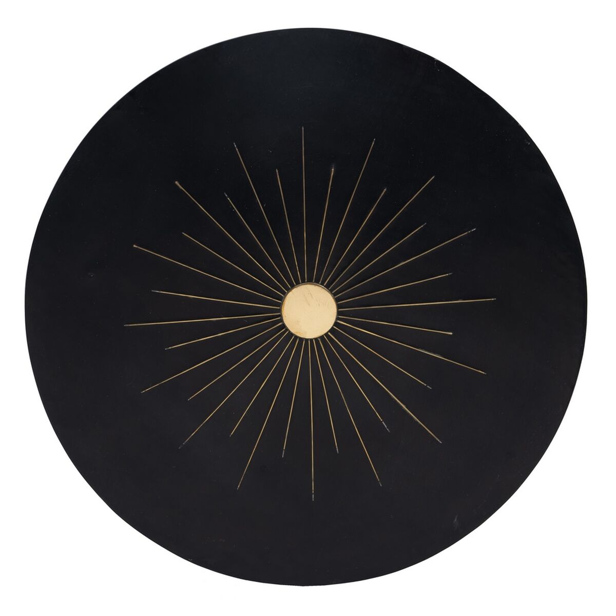 Sidobord Svart Gyllene 38 x 38 x 50 cm - 7