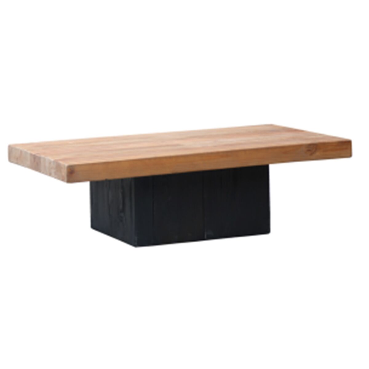 Soffbord Home ESPRIT Svart Naturell