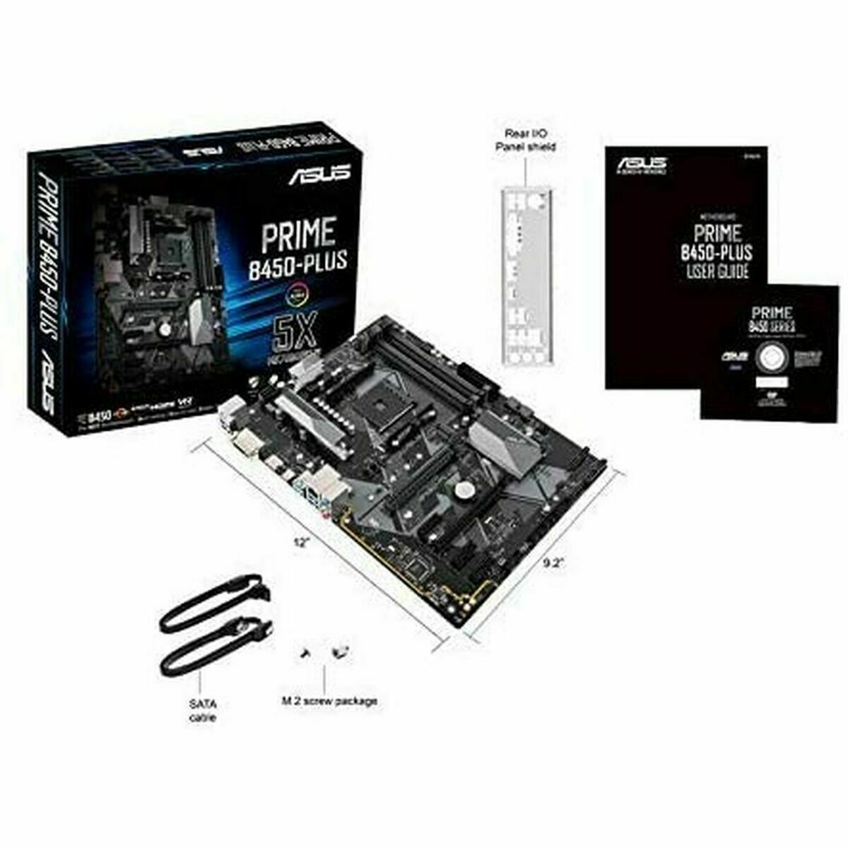 Moderkort Asus PRIME B450-PLUS ATX DDR4 AM4 AMD AM4 AMD B450 AMD - 5