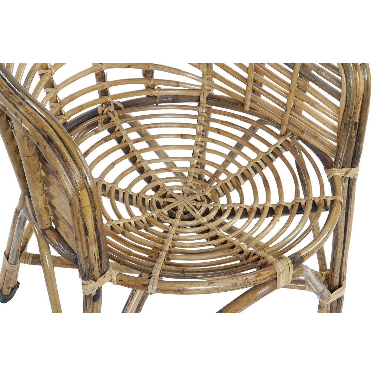 Fåtölj DKD Home Decor Naturell vide 56 x 50 x 83 cm 56 x 56 x 83 cm - 3