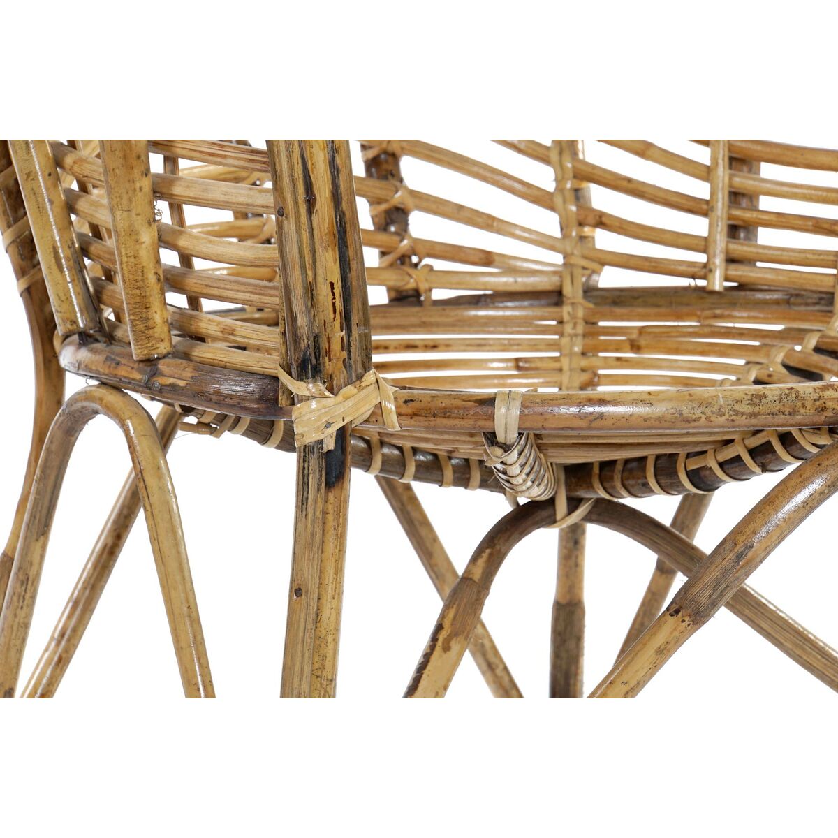 Fåtölj DKD Home Decor Naturell vide 56 x 50 x 83 cm 56 x 56 x 83 cm - 2