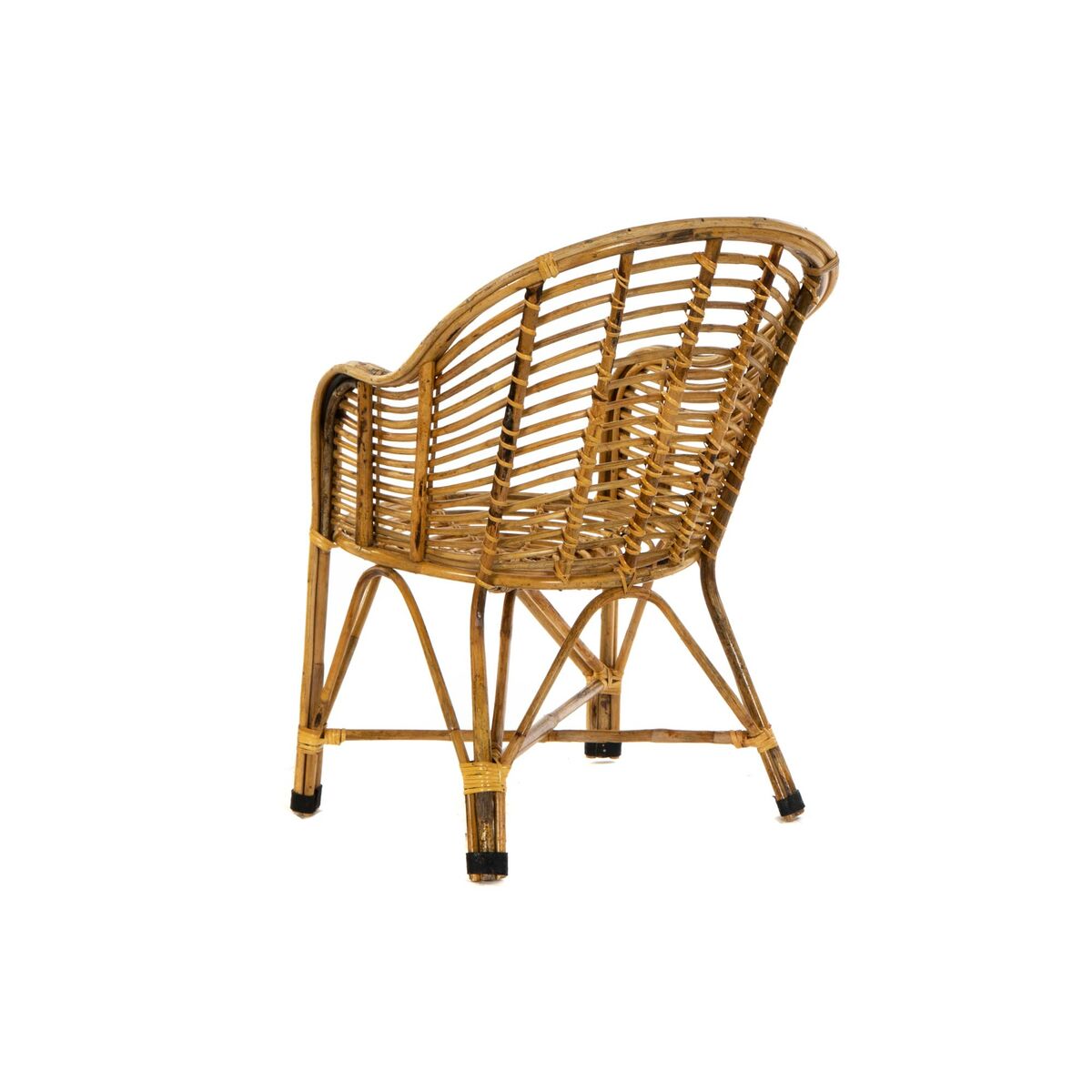 Fåtölj DKD Home Decor Naturell vide 56 x 50 x 83 cm 56 x 56 x 83 cm - 5