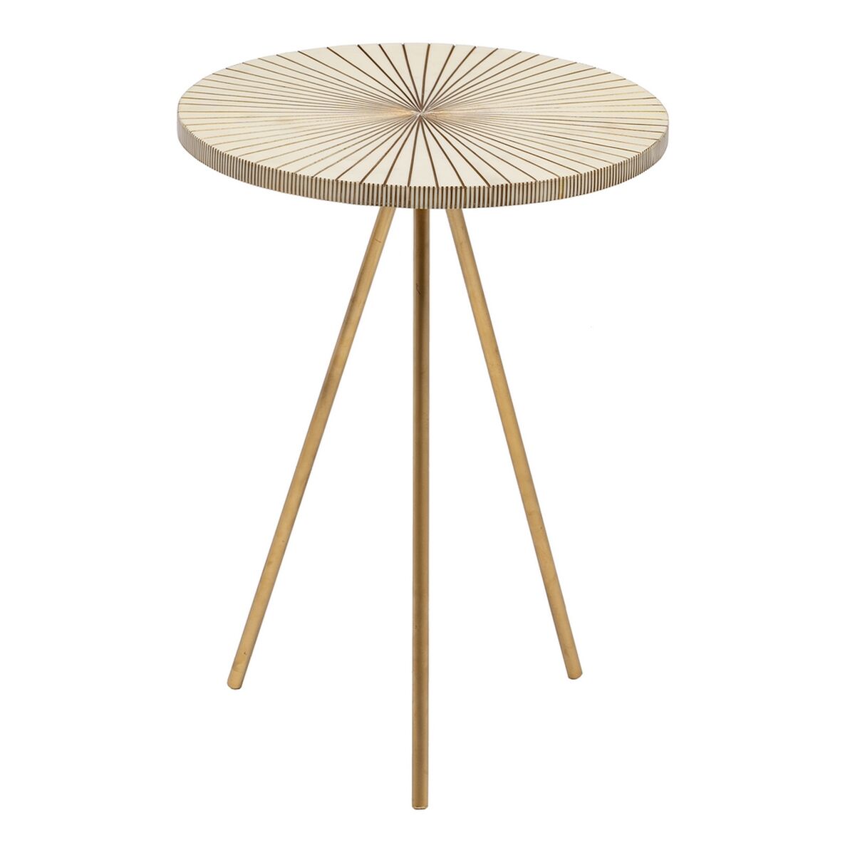 Sidobord Beige Gyllene 38 x 38 x 50 cm