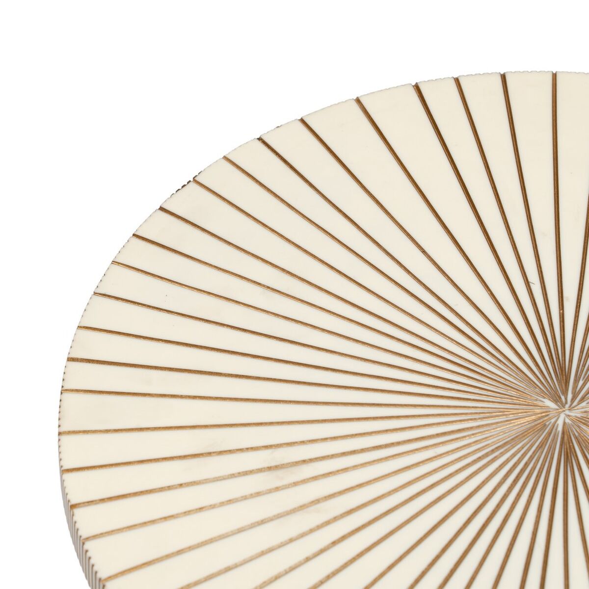Sidobord Beige Gyllene 38 x 38 x 50 cm - 4