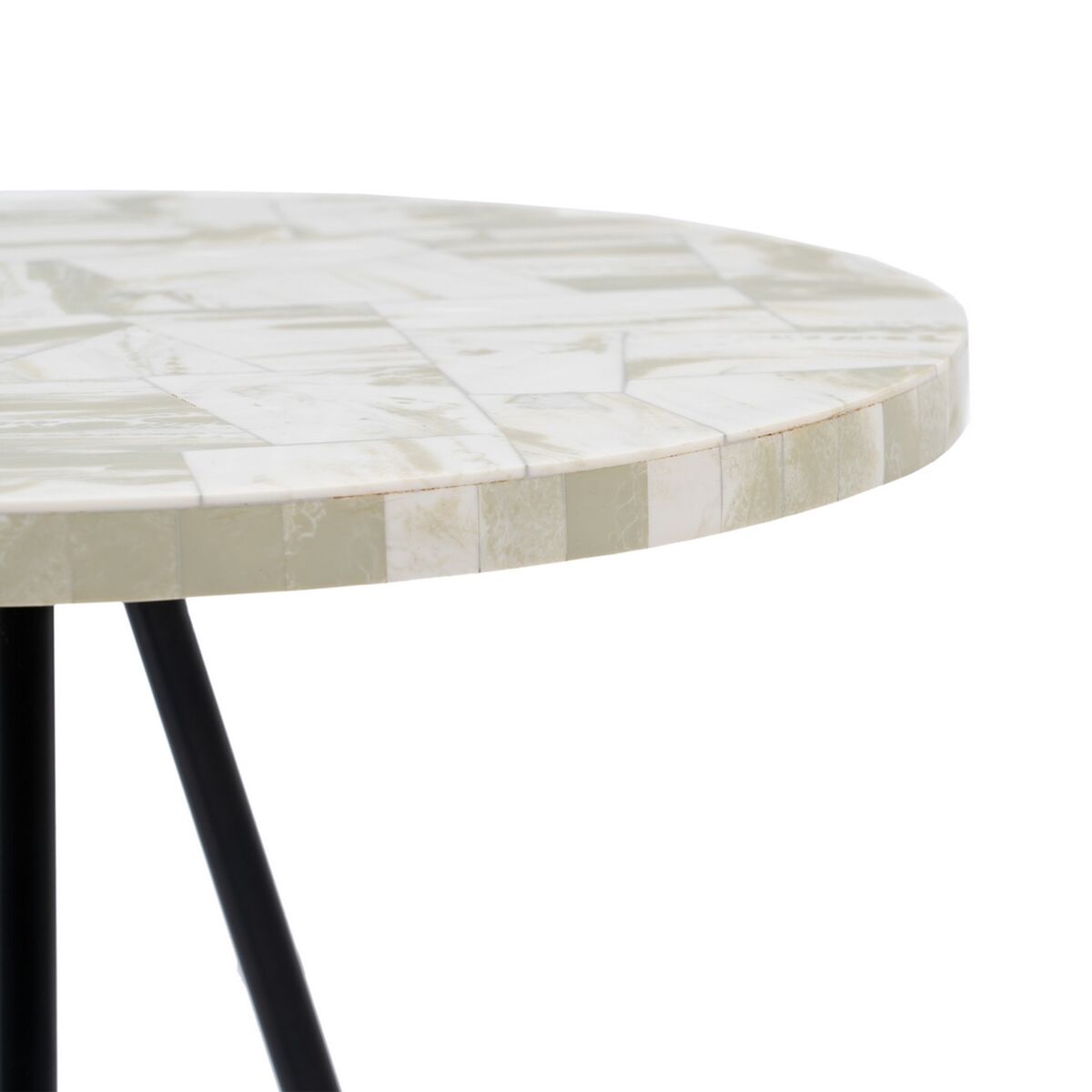 Sidobord Svart Beige 38 x 38 x 50 cm - 3