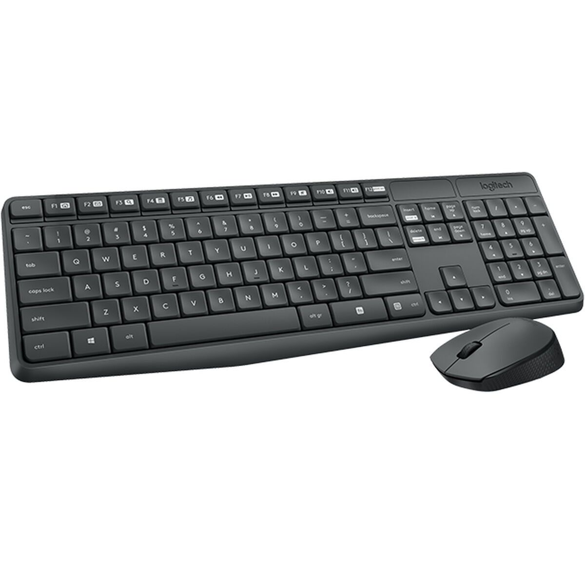 Trådlöst Tangentbord och Mus Logitech 920-007917 Grå - 3