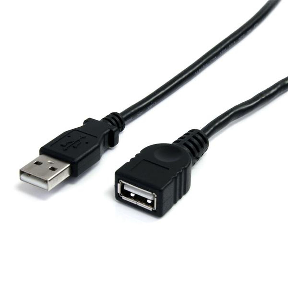USB-kabel Startech USBEXTAA10BK Svart 3 m
