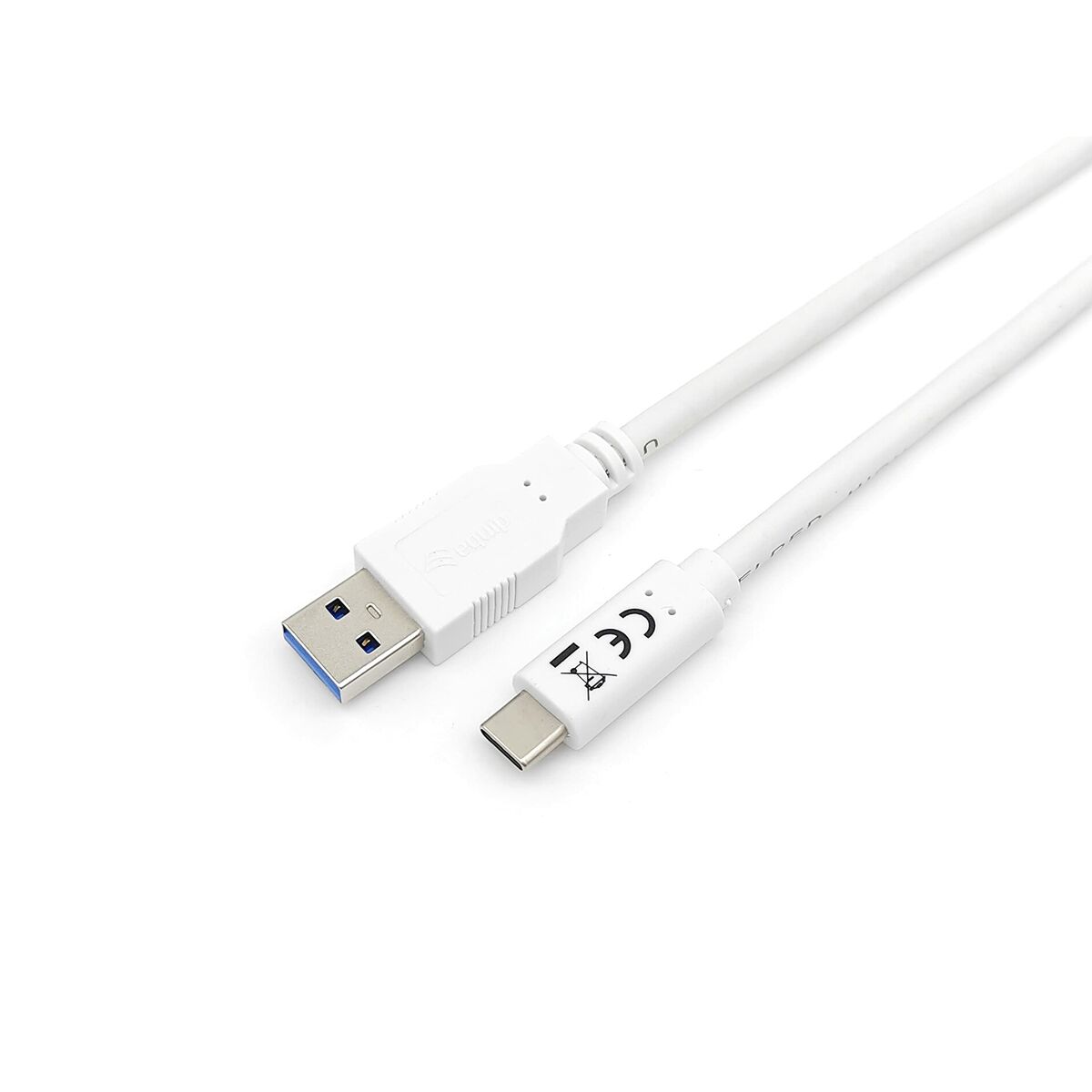 USB A till USB C Kabel Equip 128363 Vit 1 m - 2