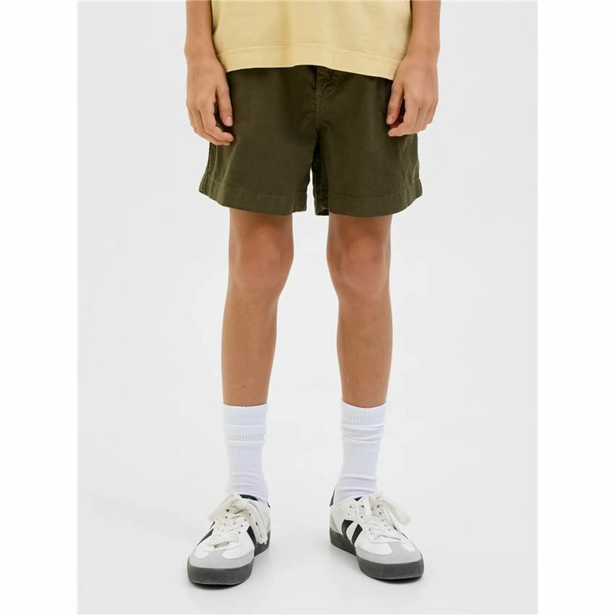 Kort byxa Jack & Jones Jpstjaiden Jjcampaign Oliv Barn Unisex - 2
