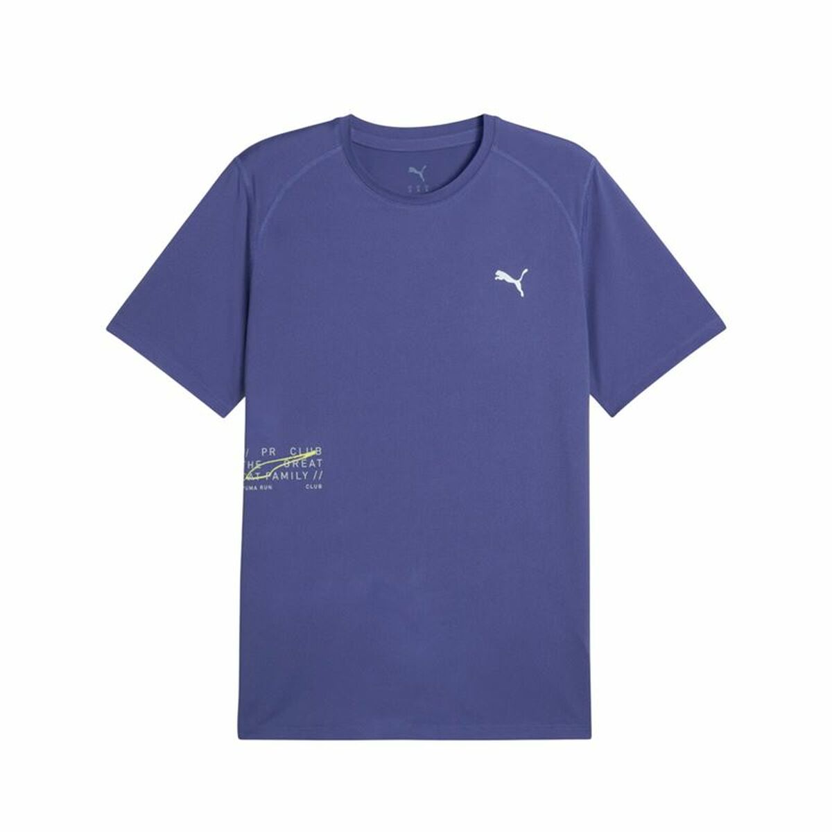 T-shirt med kortärm Herr Puma Run Graphic Blå
