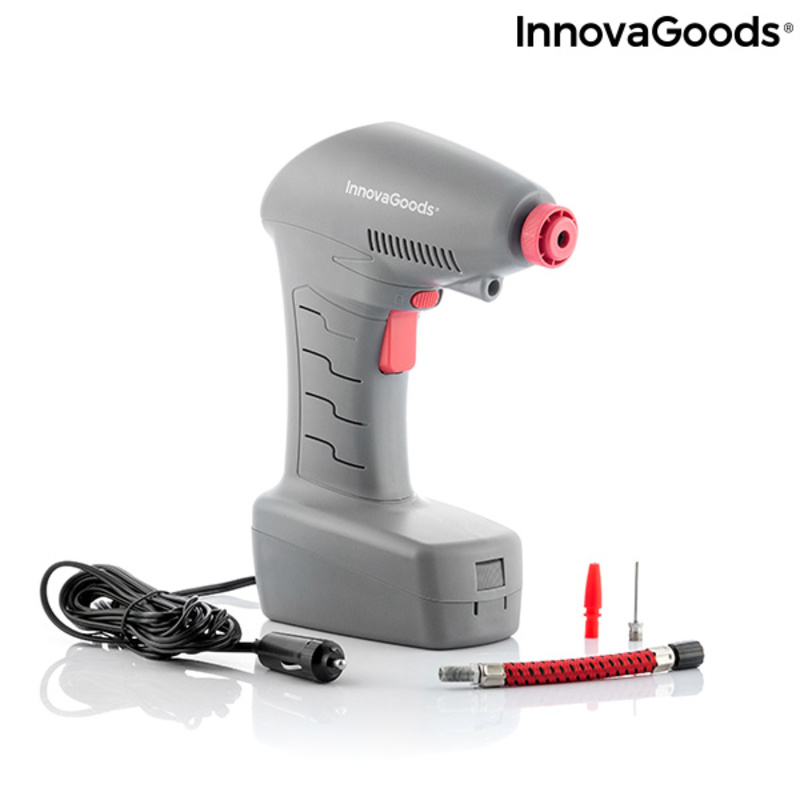 Bärbar luftkompressor med LED Airpro+ InnovaGoods - 11