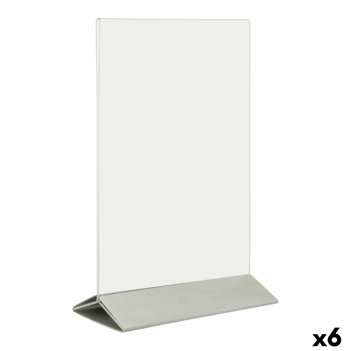 Skylt Securit Transparent Med stöd 24,3 x 15 x 7,4 cm
