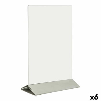 Skylt Securit Transparent Med stöd 24,3 x 15 x 7,4 cm