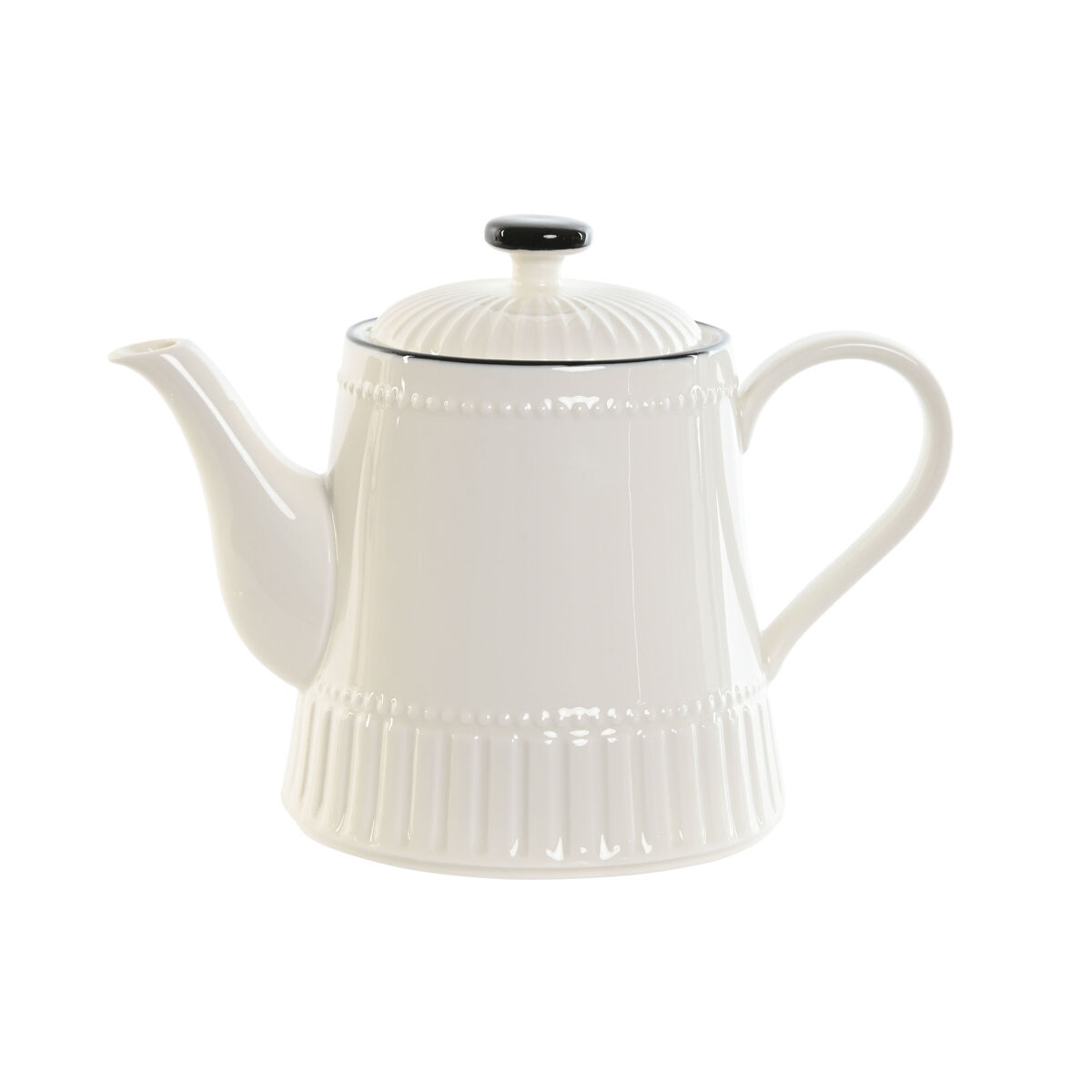 Tekanna Home ESPRIT Vit Svart Porslin 1 L