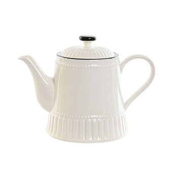 Tekanna Home ESPRIT Vit Svart Porslin 1 L