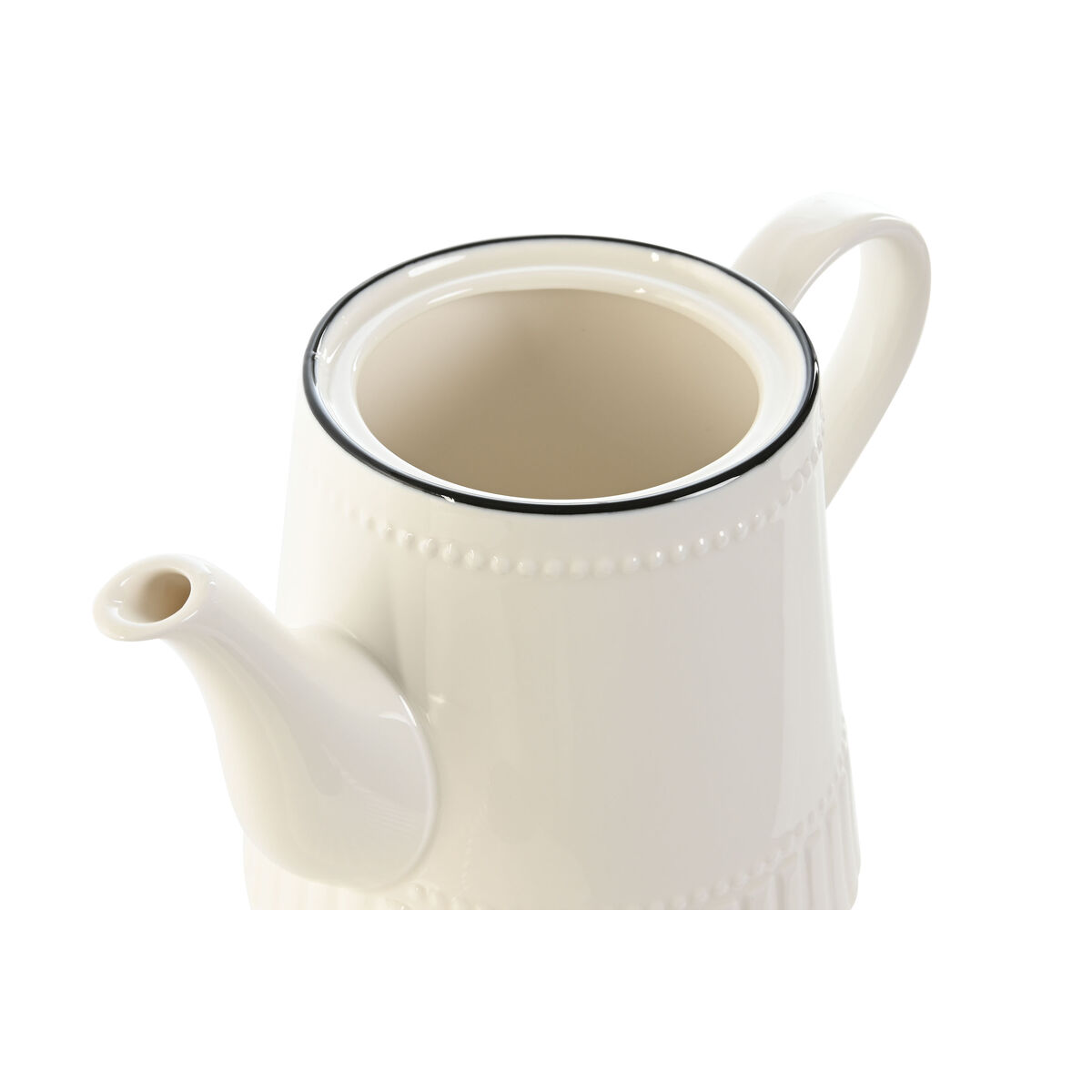 Tekanna Home ESPRIT Vit Svart Porslin 1 L - 2