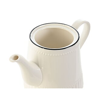 Tekanna Home ESPRIT Vit Svart Porslin 1 L