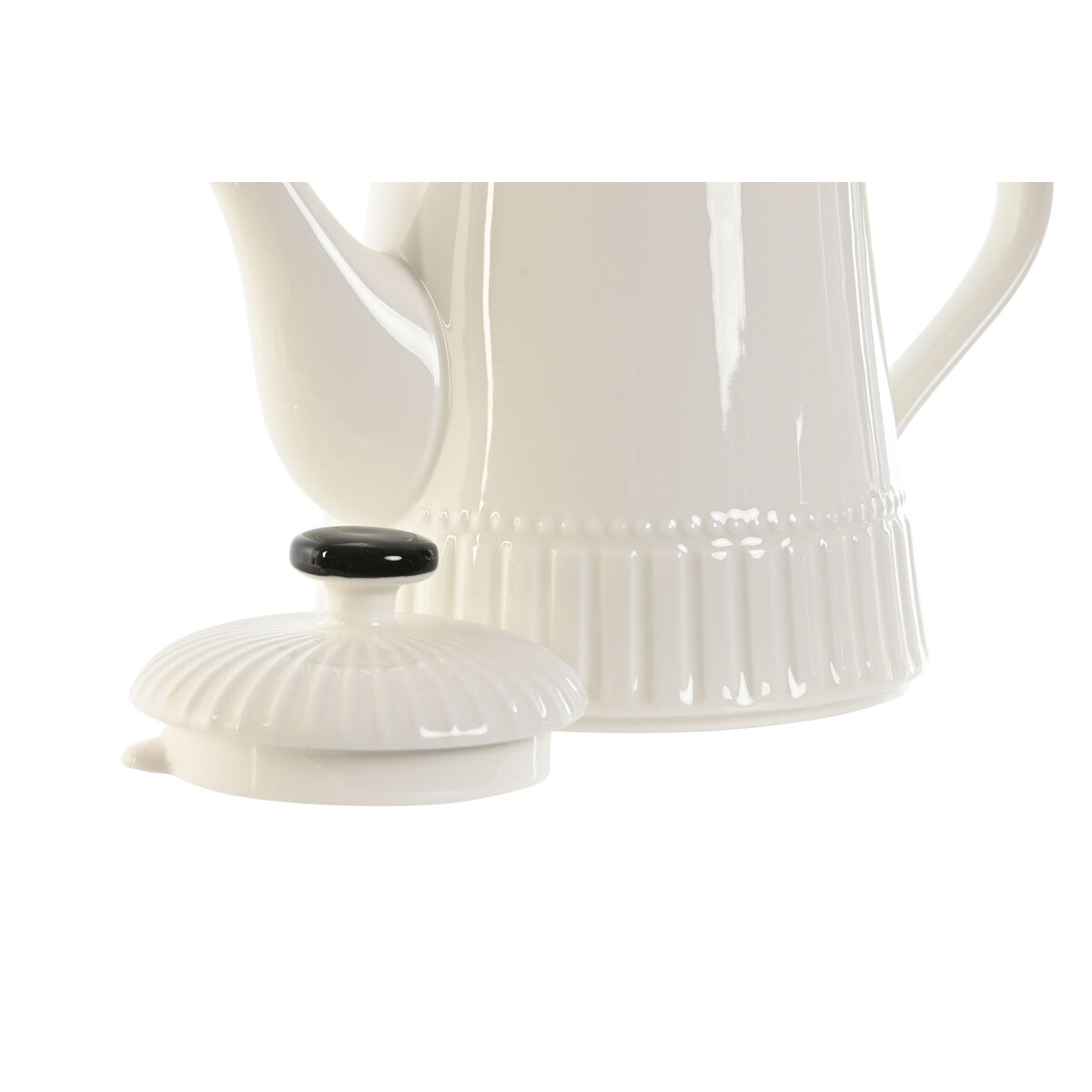 Tekanna Home ESPRIT Vit Svart Porslin 1 L - 3