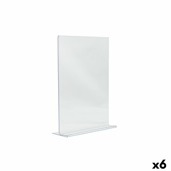 Skylt Securit   Transparent Med stöd 30 x 21 x 8,5 cm