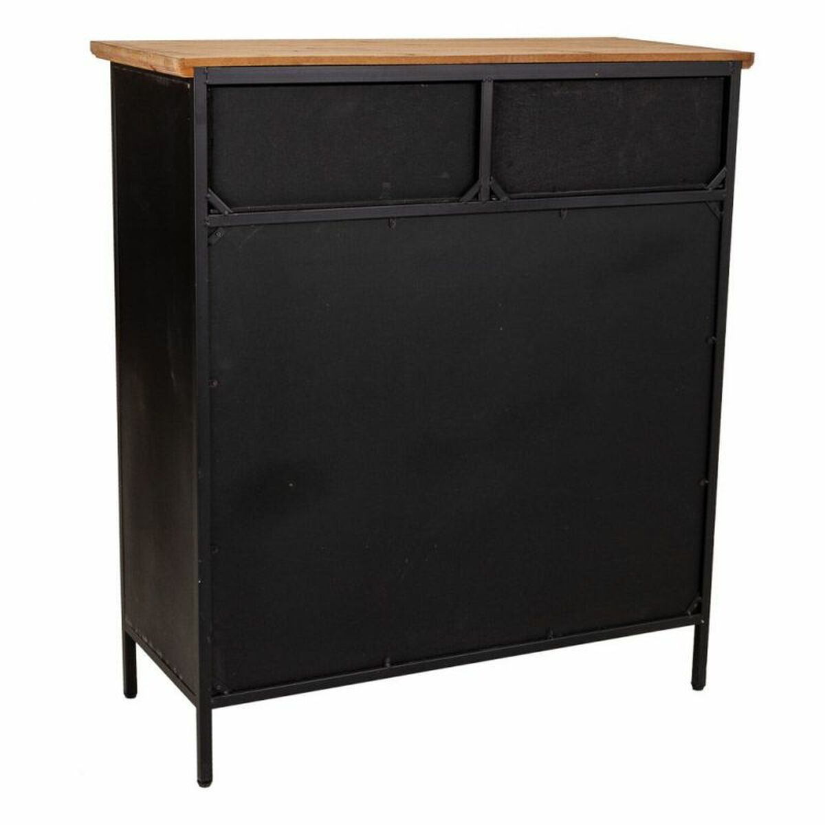 Mottagare Alexandra House Living Svart 34 x 90 x 80 cm - 4