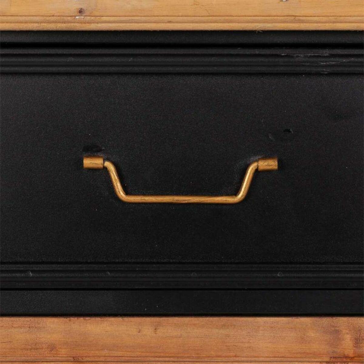 Mottagare Alexandra House Living Svart 34 x 90 x 80 cm - 6