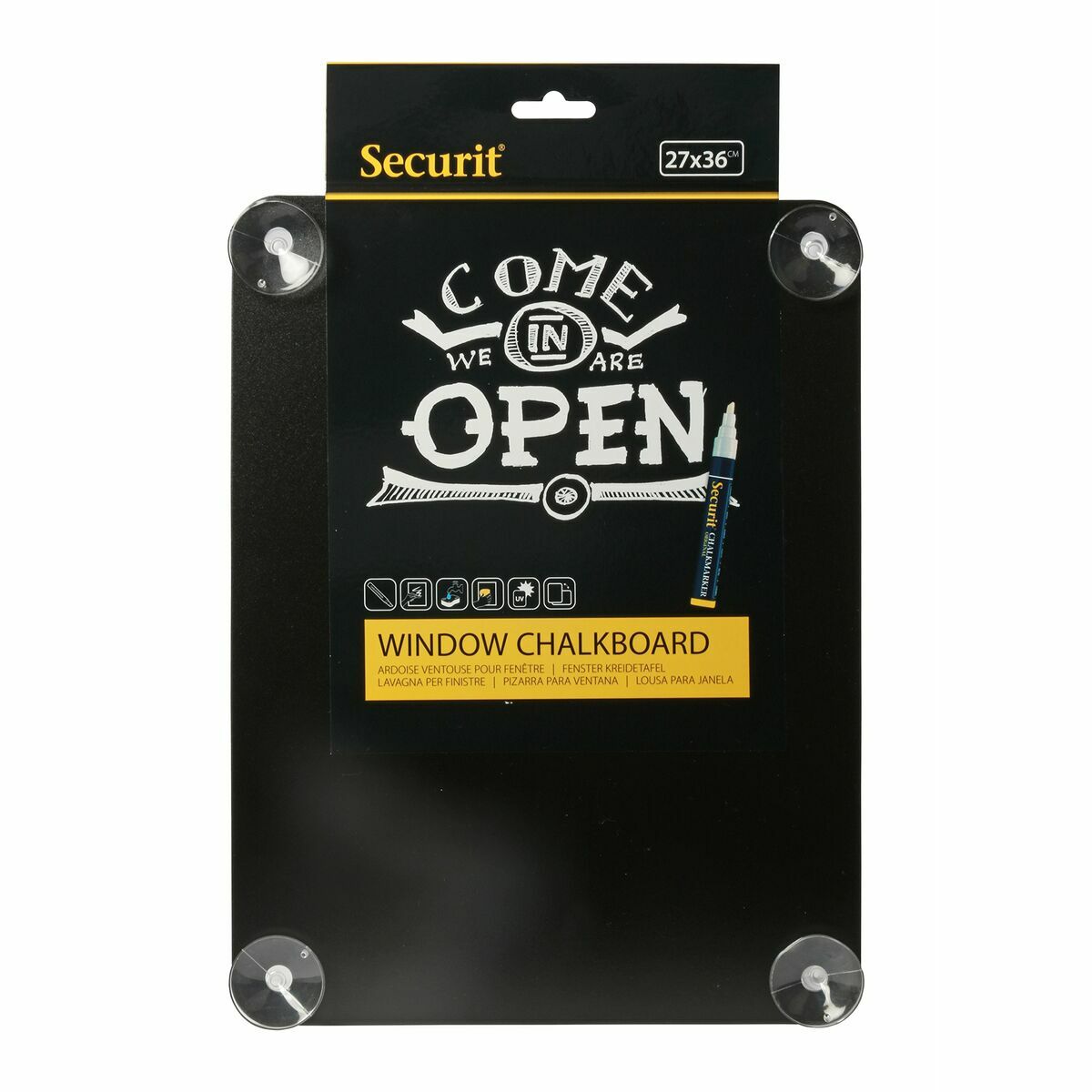 Skiffer Securit Med sugkoppar 35,6 x 27,1 cm Glas - 7