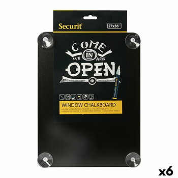 Skiffer Securit Med sugkoppar 35,6 x 27,1 cm Glas