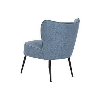 Fåtölj DKD Home Decor Blå Metall 55 x 64 x 72,5 cm