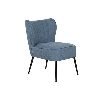 Fåtölj DKD Home Decor Blå Metall 55 x 64 x 72,5 cm